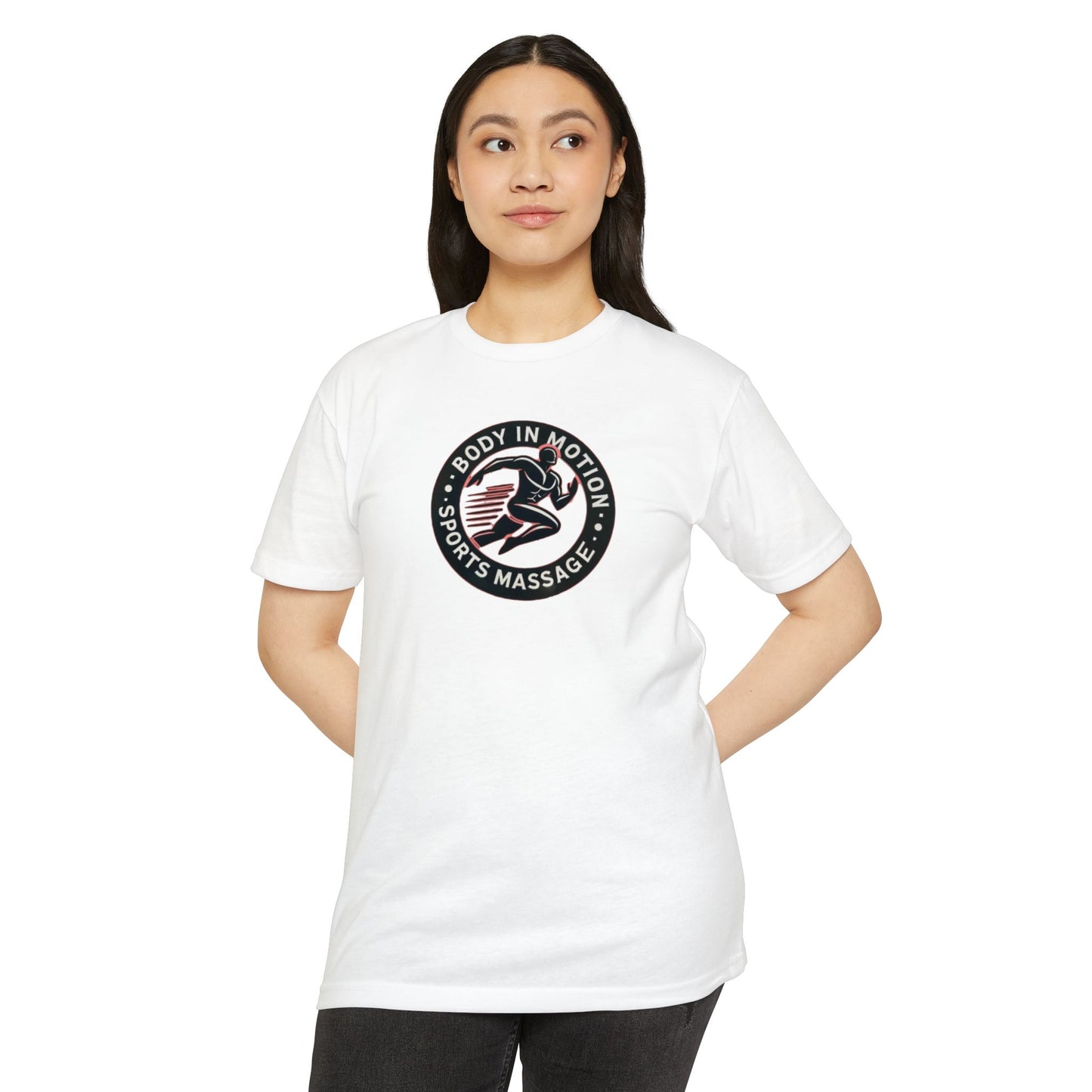 Body In Motion Sports Massage T-Shirt — Recovery & Mobility Athletic Tee