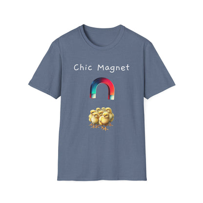 Chic Magnet Unisex Softstyle T-Shirt - Fun and Quirky Graphic Tee - Psychonaut Swag