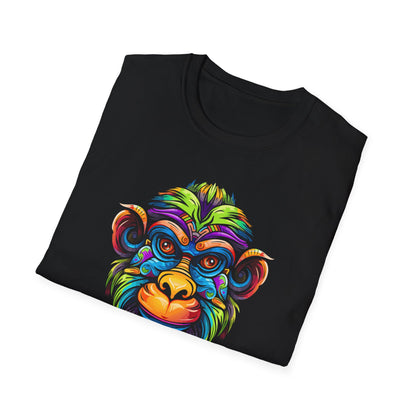 Stoned Ape, Psychedelic Unisex Softstyle T-Shirt