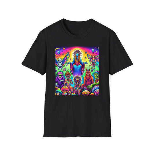 Mythical Creatures Unisex Softstyle T-Shirt - Last Supper Style - Psychonaut Swag