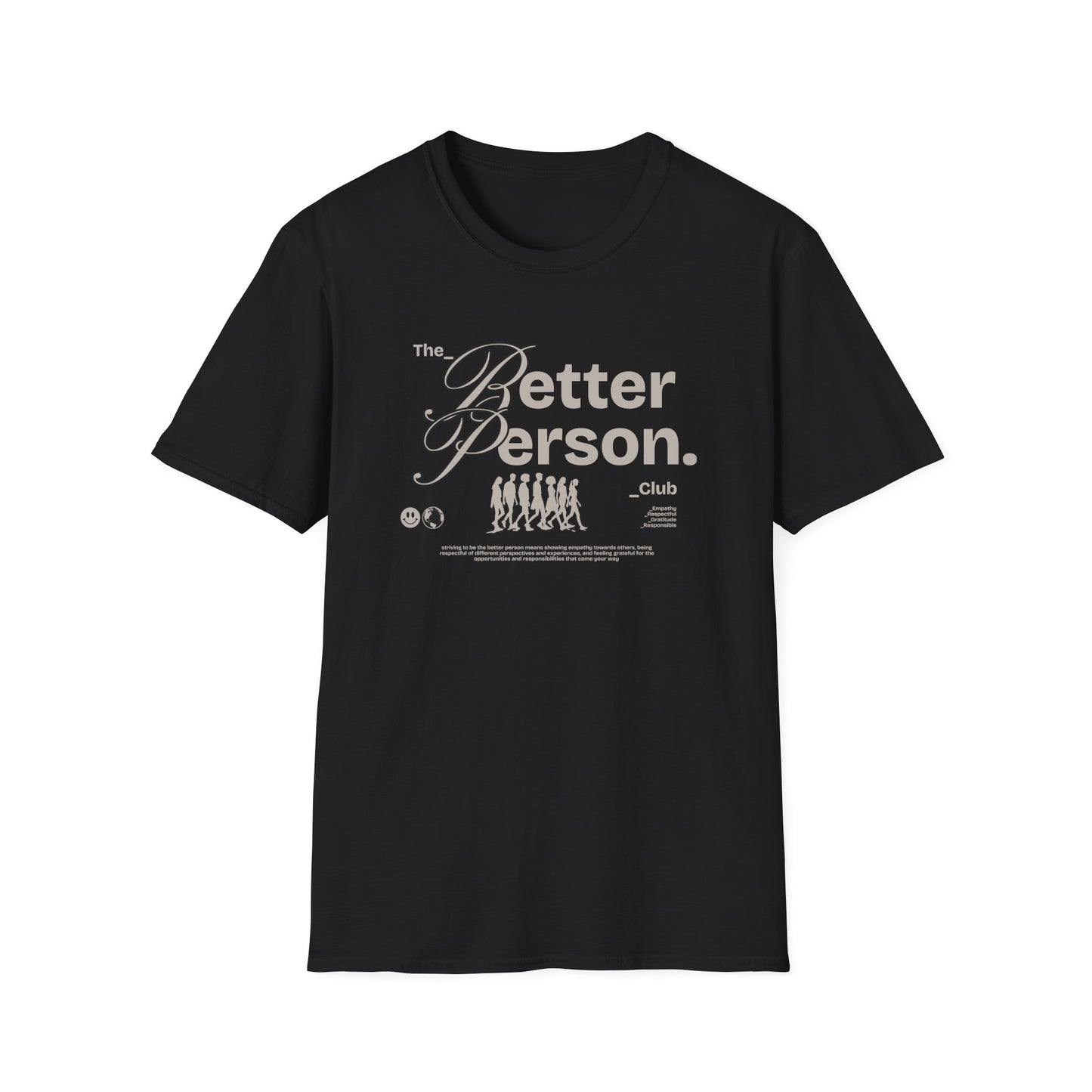 Better Person Club, Unisex Softstyle T-Shirt