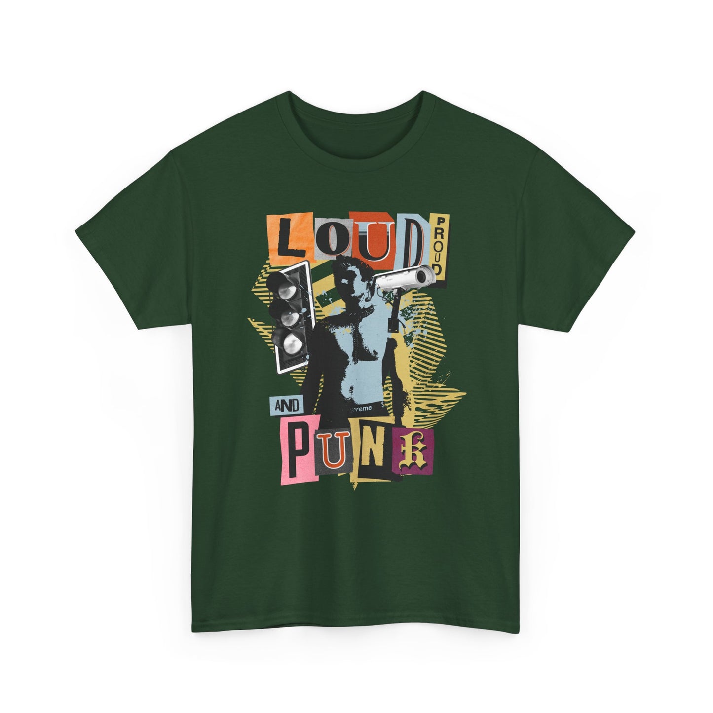 Punk Rock 'Loud' Graphic Tee — Vintage Concert Band Shirt