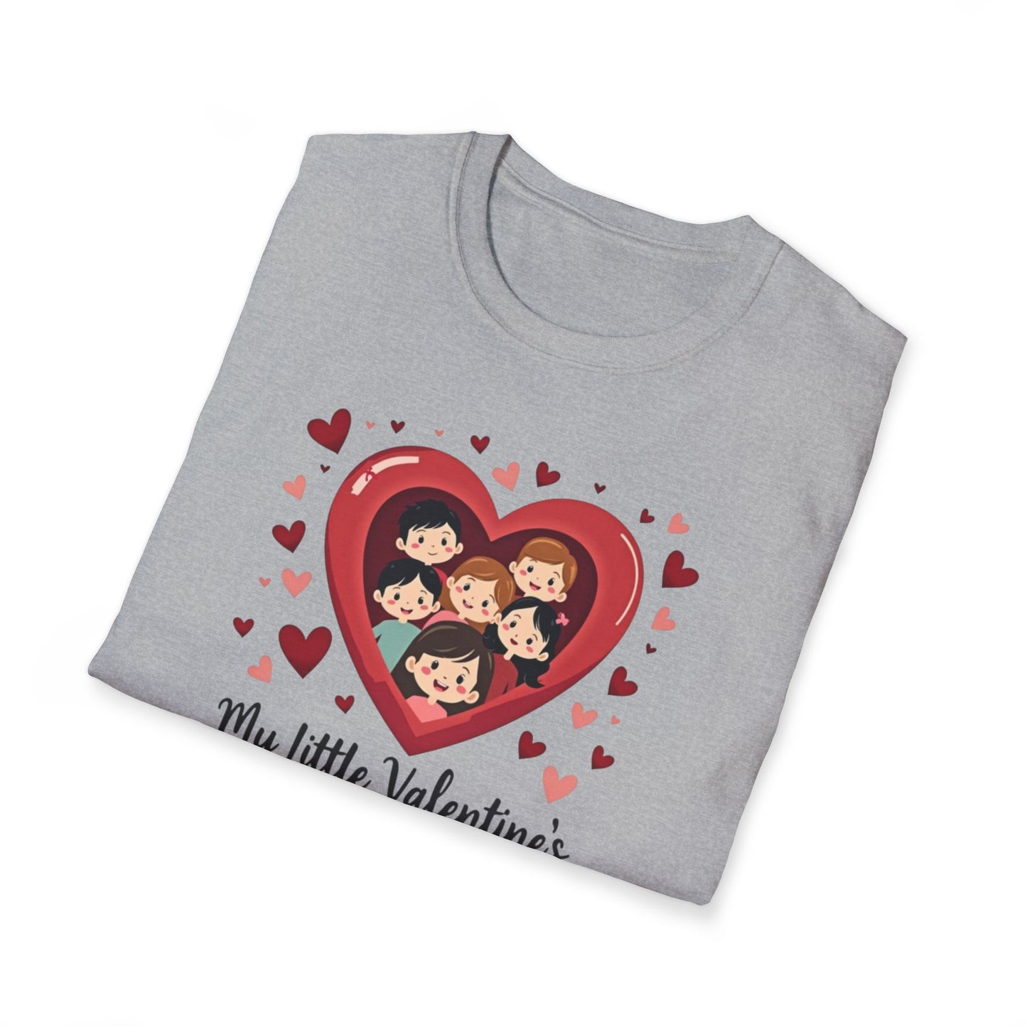 Mama Valentine T-Shirt — "My Little Valentines Call Me Mama" Cute Family Heart Design