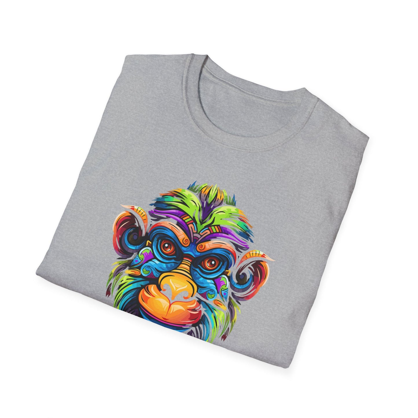 Stoned Ape, Psychedelic Unisex Softstyle T-Shirt