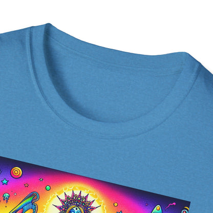 Mythical Creatures Unisex Softstyle T-Shirt - Last Supper Style - Psychonaut Swag