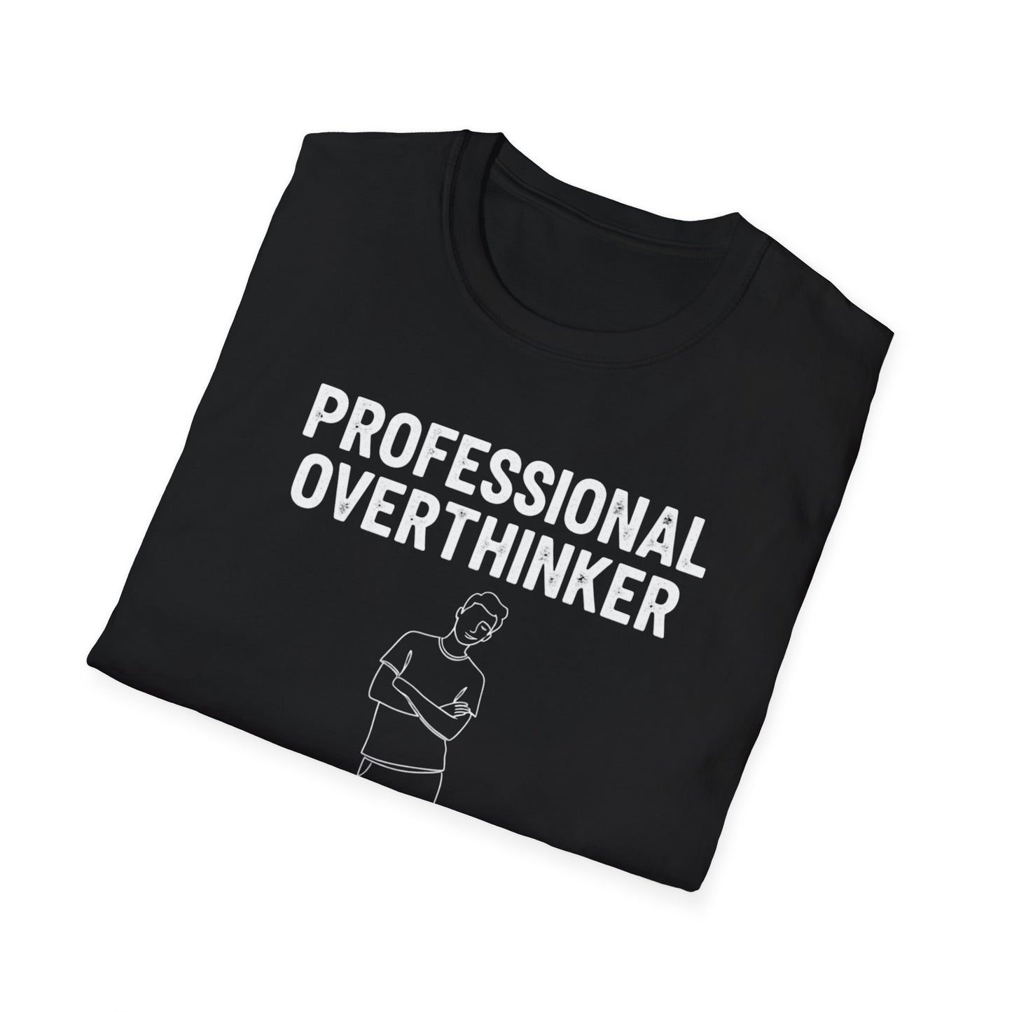 Professional Overthinker T-Shirt — 'Level: Expert' Graphic Tee