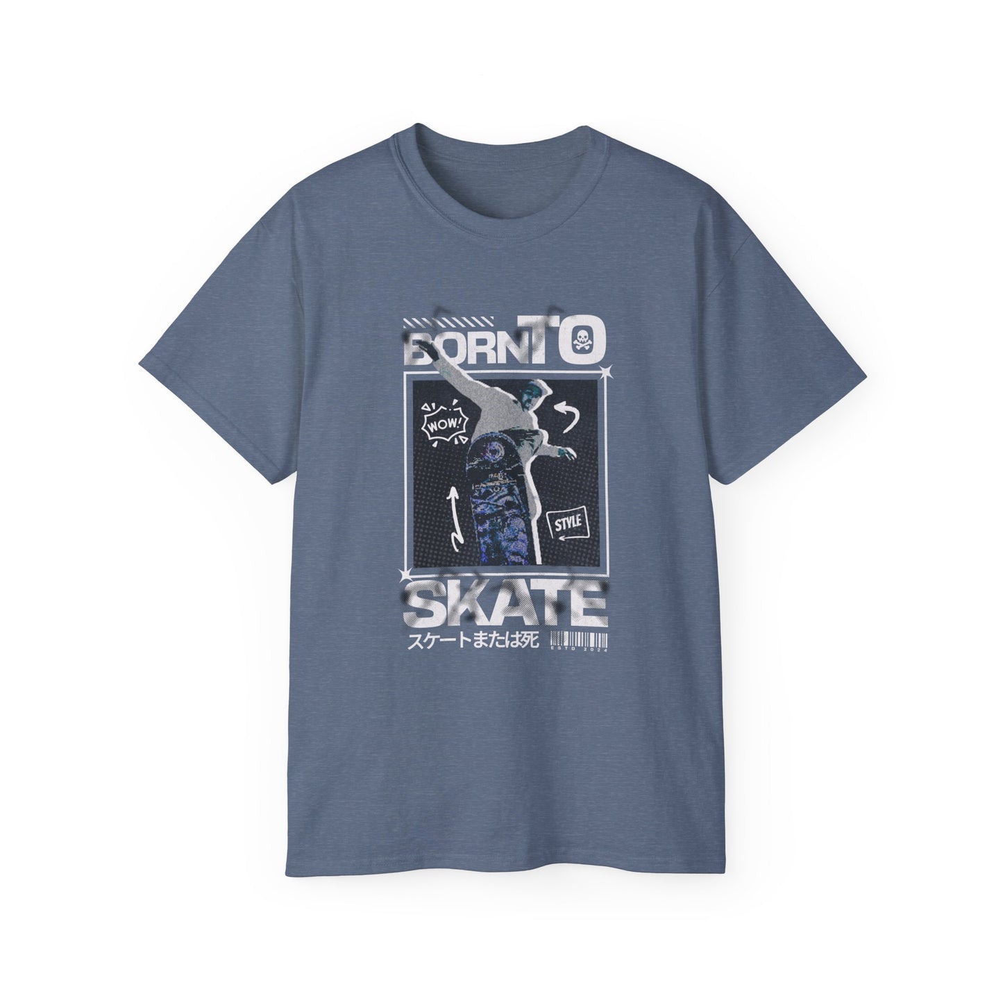 Born to Skate, ' Street Art Vintage Panel Design