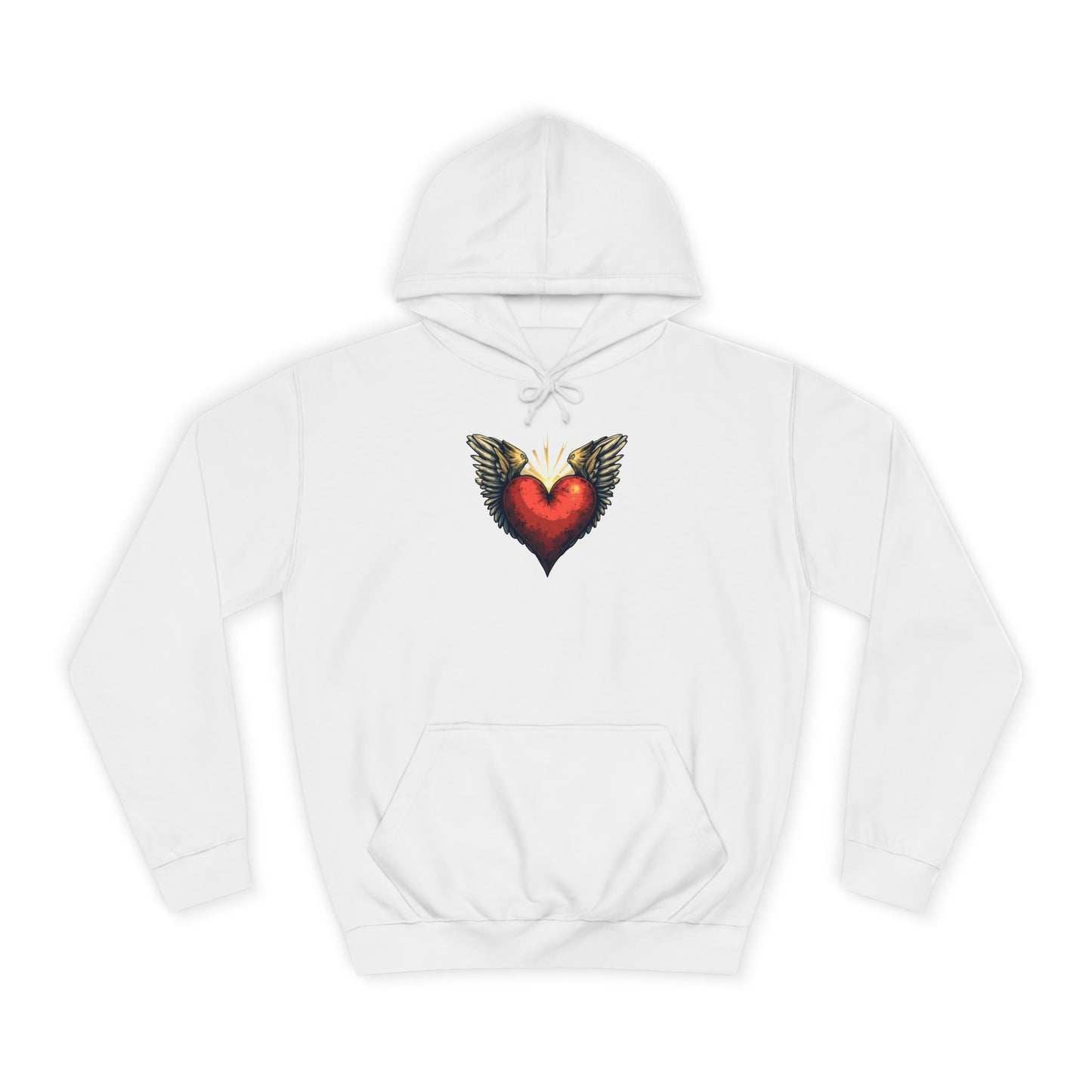 Free Heart, Unisex College Hoodie