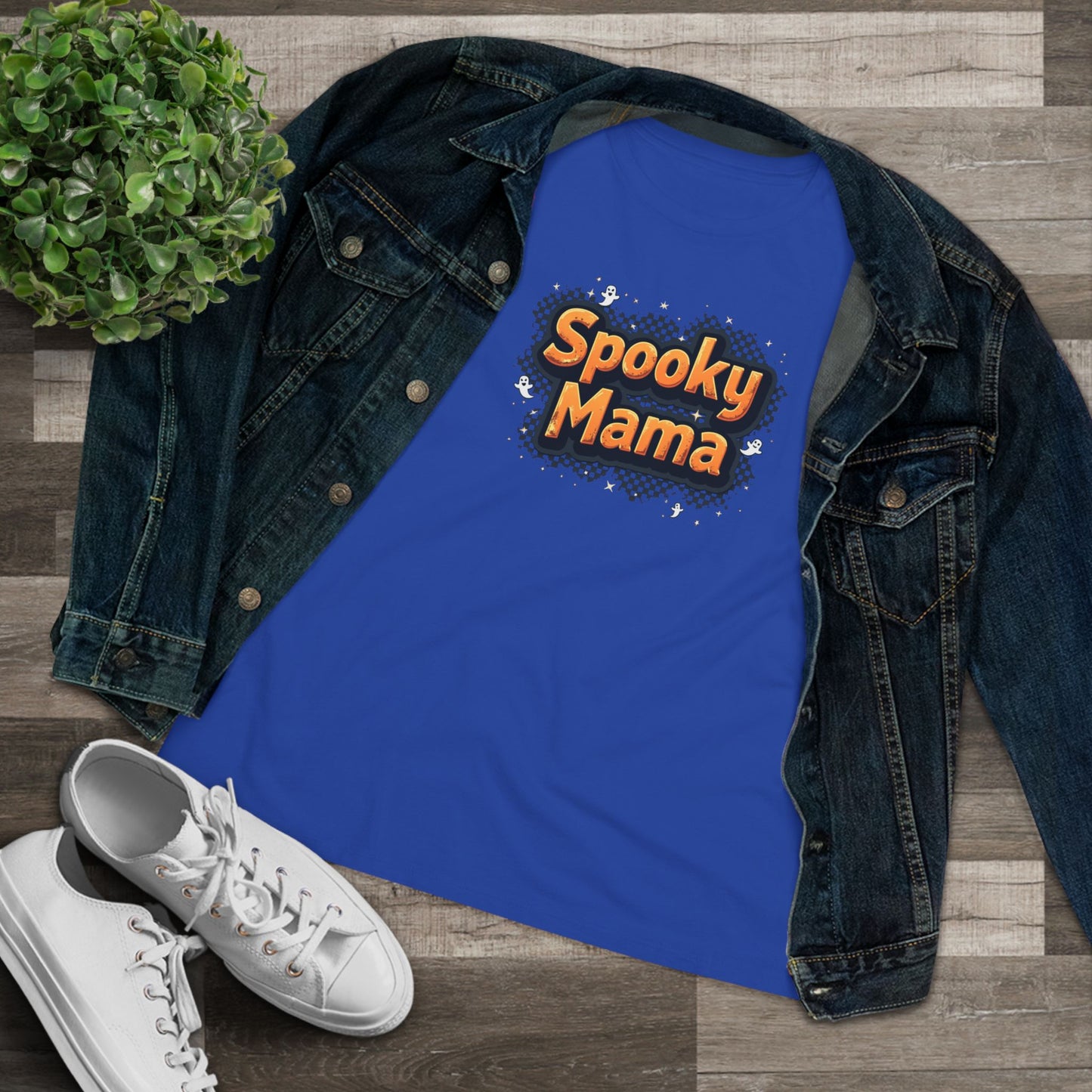 Spooky Mama Tee — Women's Halloween Graphic Shirt