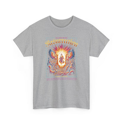 Resurrection Graphic Tee — Vintage Religious Revival T-Shirt