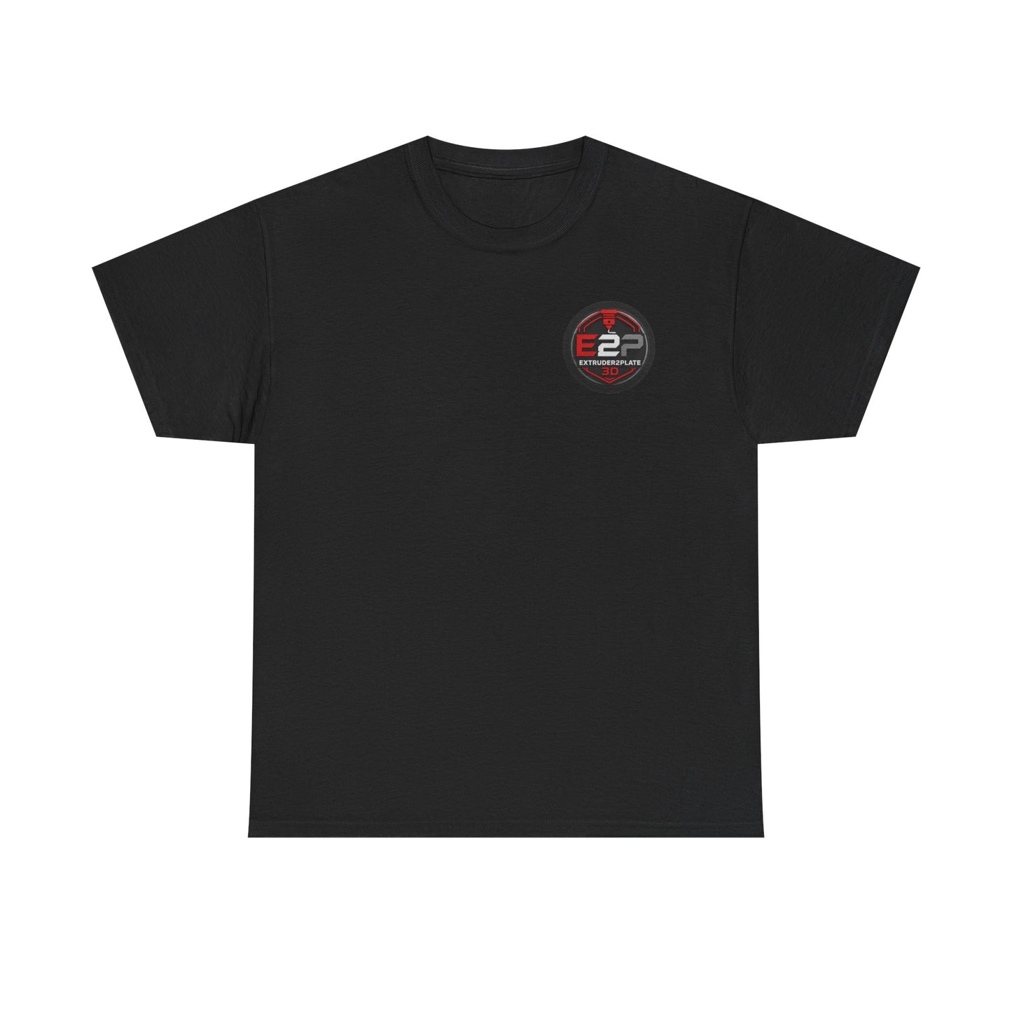 Extruder2Plate, Poop Happens T‑Shirt — Funny Cartoon 3D Printer Graphic Tee