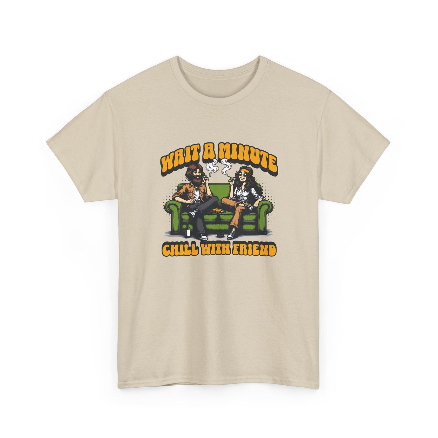 Chill with friends, Unisex Heavy Cotton Tee