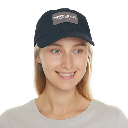 Stylish Dad Hat with Leather Patch - Perfect Gift for Dads, Casual Outings, Summer Days, Unique Accessories, Fashionable Headwear