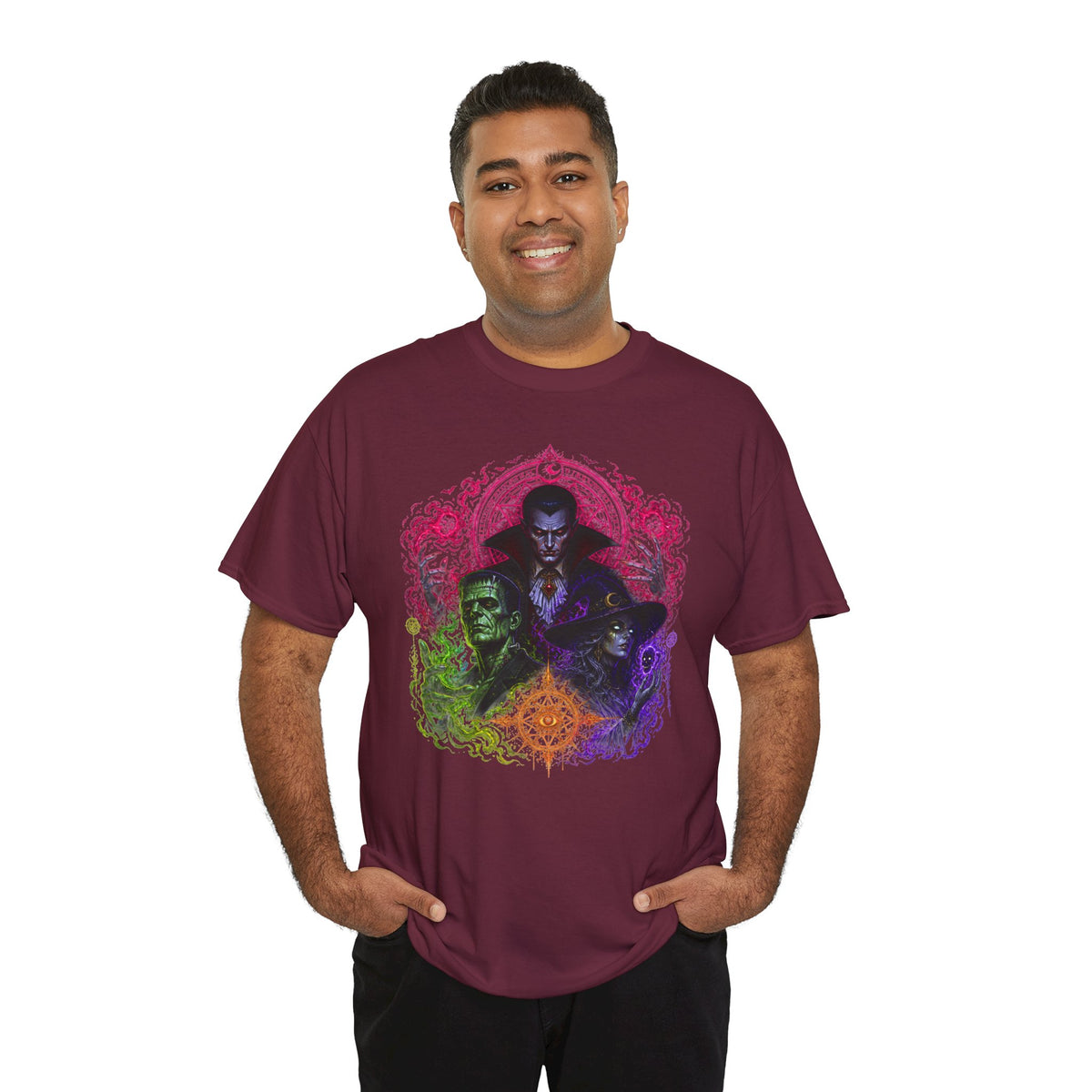 Mystic Vampire Trio T-Shirt — Gothic Horror Art Tee