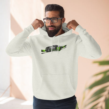 Mechanic Big H, Three-Panel Fleece Hoodie