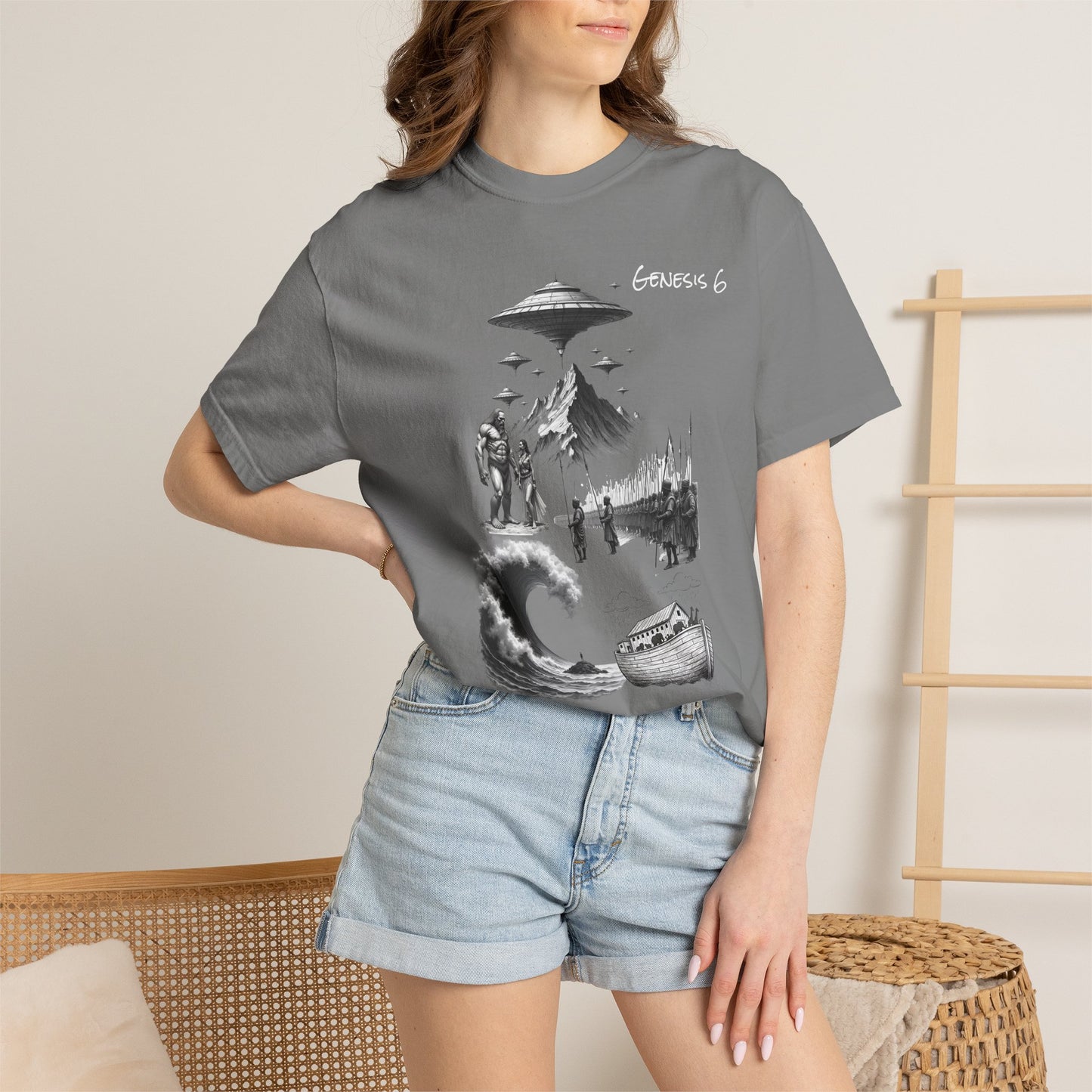 Genesis 6 Ark T-Shirt — Giants, Nephilim & Flood Story