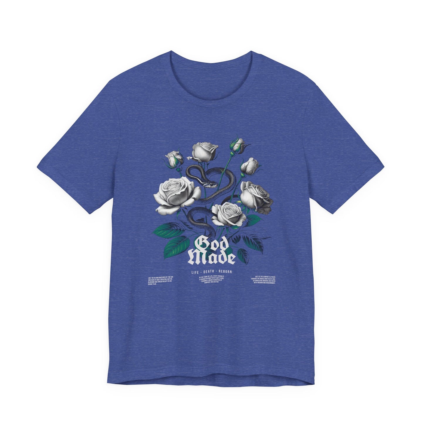 Rose and Snake Graphic Tee – Gothic Floral Vintage Shirt