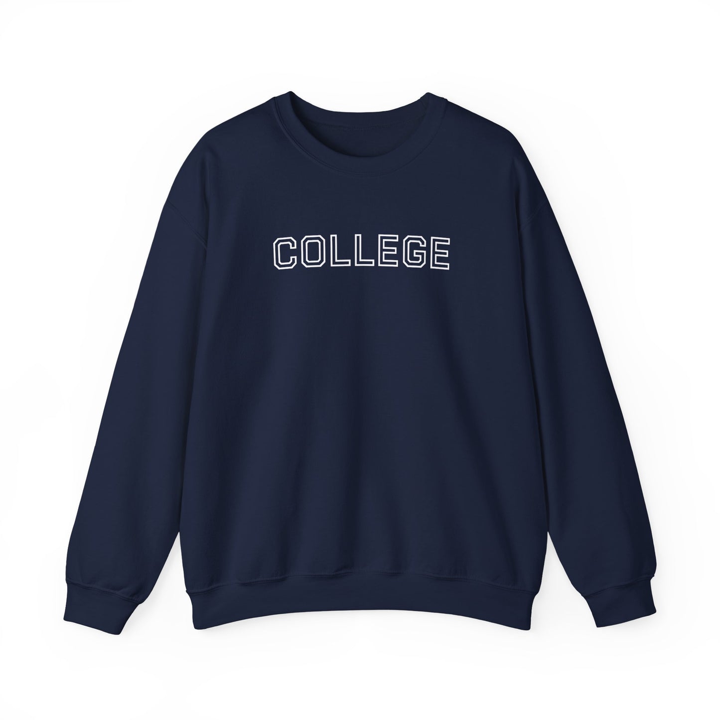College Crewneck Sweatshirt — Classic Collegiate Pullover