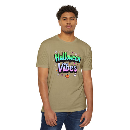 Halloween Vibes tee, Unisex T-Shirt, Spooky Graphic Tee, Fall Fashion, Halloween Costume, Casual Wear, Trick or Treat Shirt