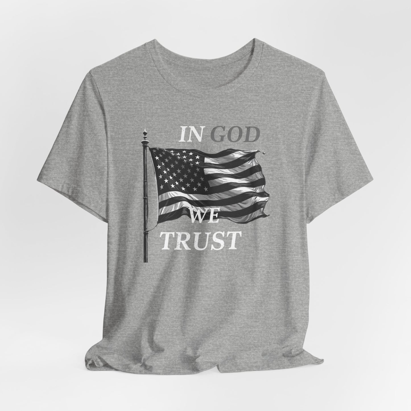 In God We Trust American Flag Tee