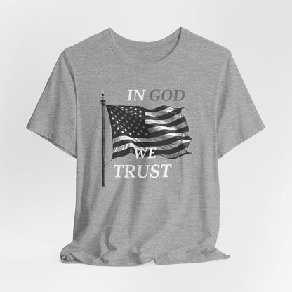 In God We Trust American Flag Tee