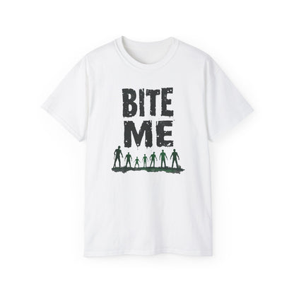 Bite Me, Unisex Ultra Cotton T-Shirt, Casual Wear, Gift for Halloween, Party Shirt, Humor Merch