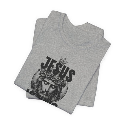 Jesus Is King T-Shirt — Crown of Thorns Christian Tee