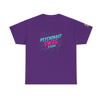 Psychonaut Swag, Human Billboard, Unisex Heavy Cotton Tee