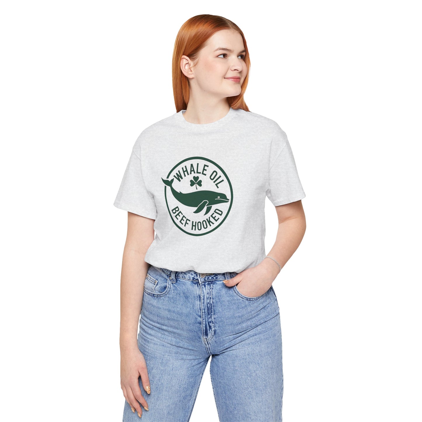 St. Patrick's Day 'Whale Oil Beef Hooked' T-Shirt — Funny Irish Drinking Tee
