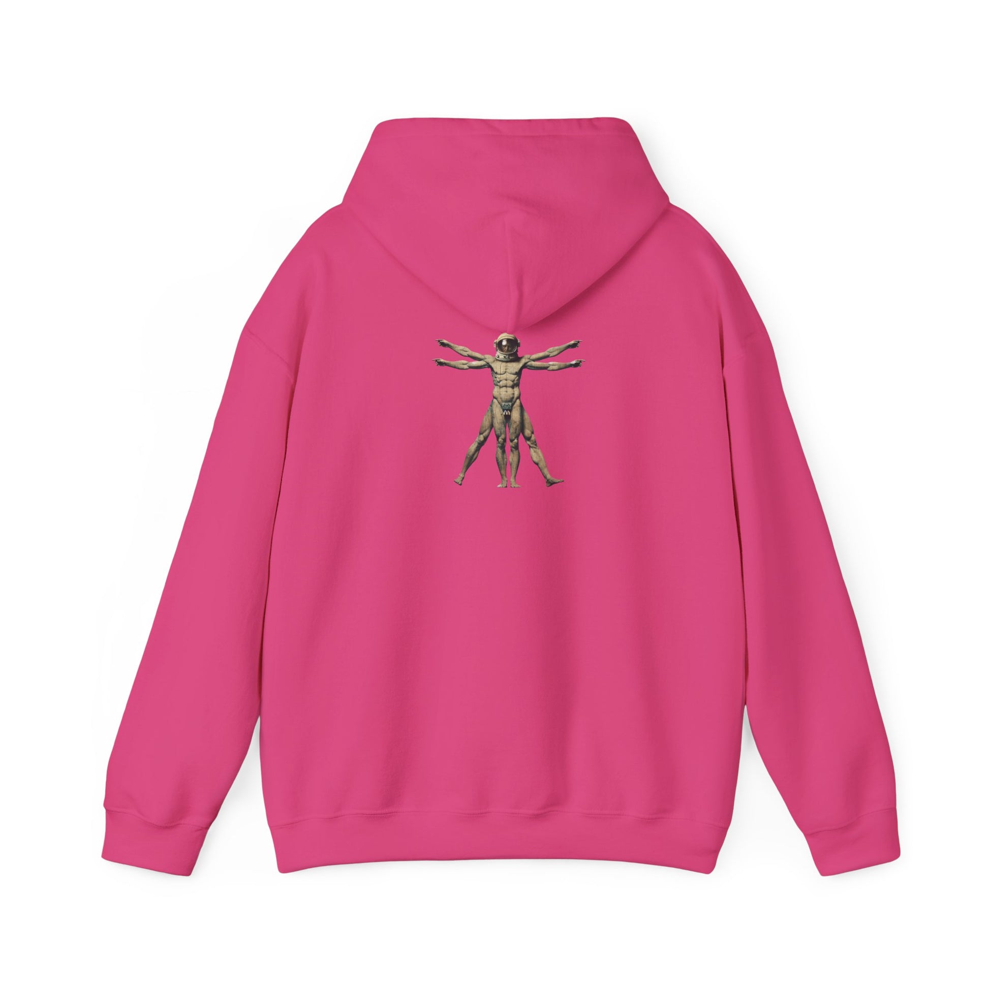 Psychonaut Staple, Vitruvian Hoody,Unisex Heavy Blend™ Hooded Sweatshirt - Psychonaut Swag