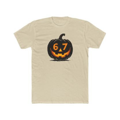 Halloween Jack-O'-Lantern Tee — 6/7 Pumpkin Graphic Shirt