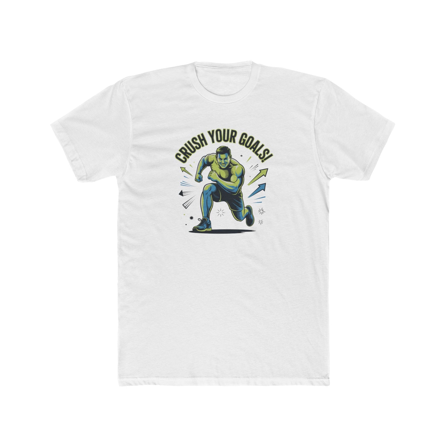 Crush Your Goals T-Shirt — Motivational Fitness Tee for Gym & Workout