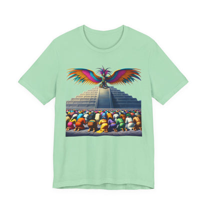Feathered Serpent, Unisex Jersey Short Sleeve Tee - Psychonaut Swag