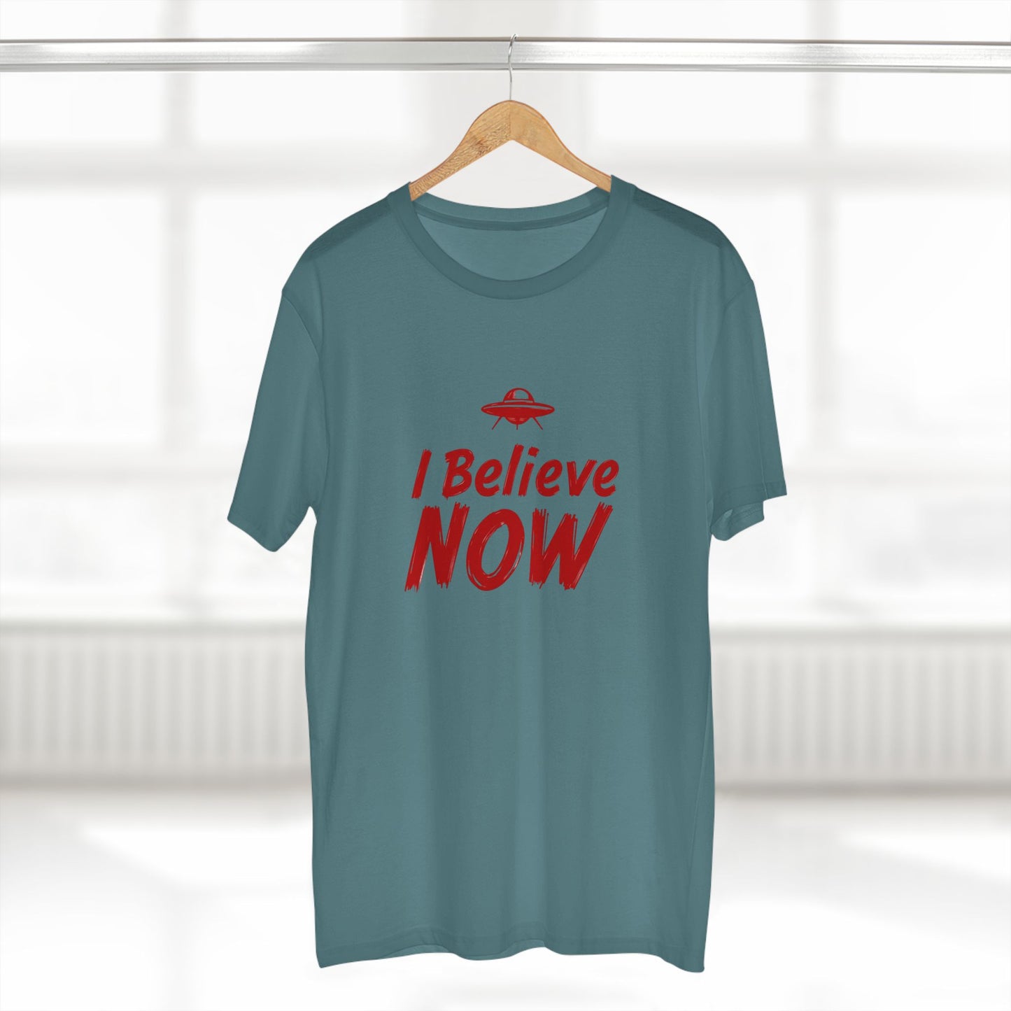I Believe NOW UFO T-Shirt – Retro Alien Abduction Tee