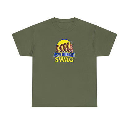 Psychonaut swag small biz, Heavy Cotton Tee, Cool Graphic T-Shirt, Streetwear Top, Gift for Psychonauts, Fun Casual Wear