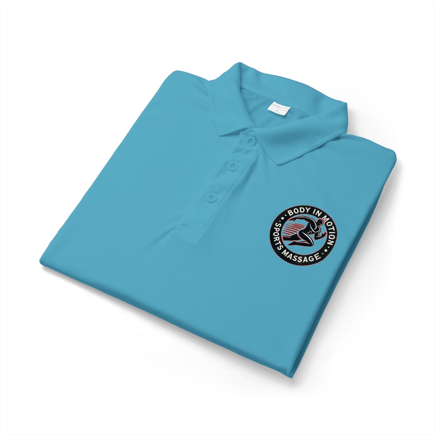 Sports Massage, Embroidered Massage Therapy Logo Polo