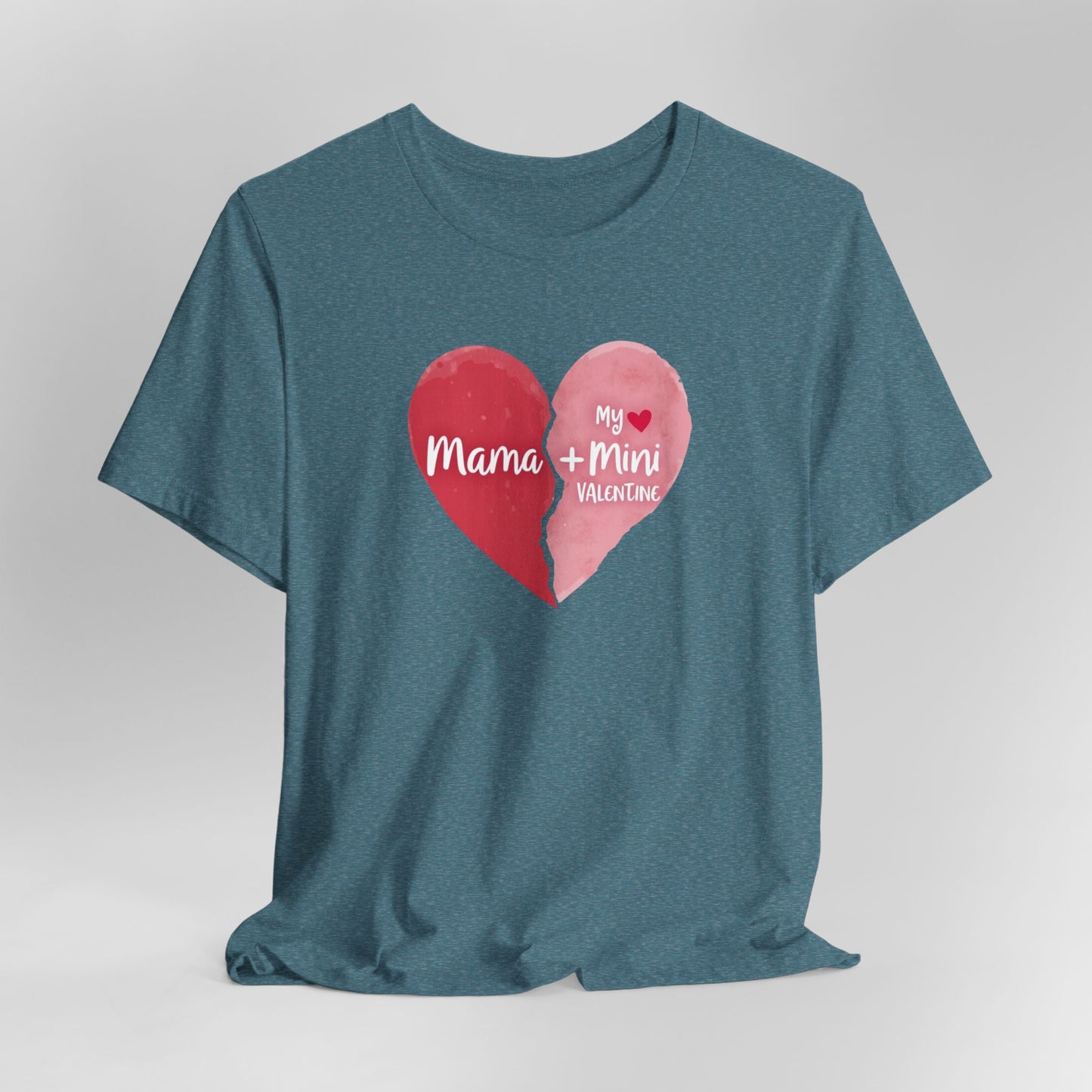 Mama + Mini Valentine T-Shirt — Matching Mother & Child Heart Tee