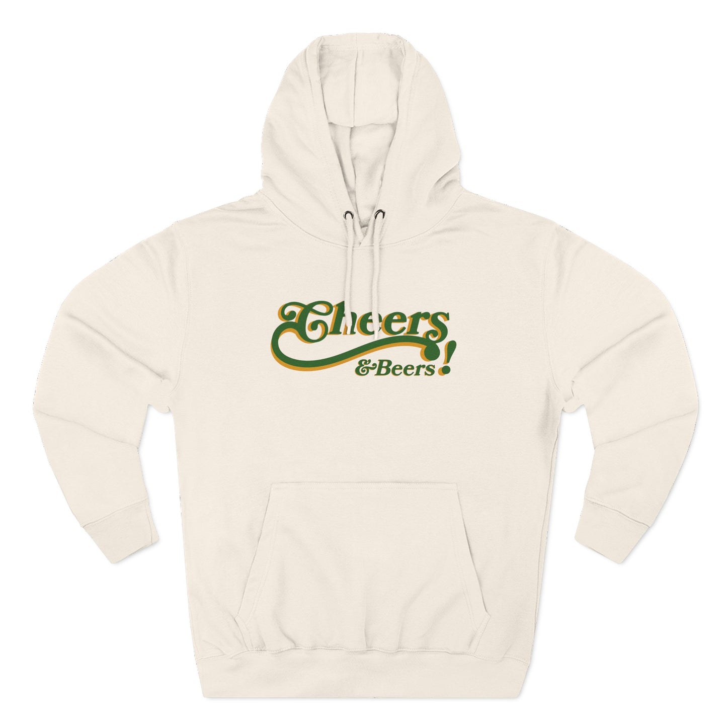 Cheers & Beers Hoodie — Retro Script St. Patrick’s Day Sweatshirt