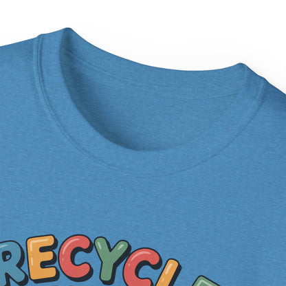 Recycle Your Joy Panda Tee — Cute Eco-Friendly Positive Message T-Shirt