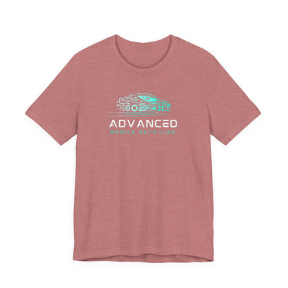 Advanced Mobile Detailing, Super soft style, Unisex Tee, Car Enthusiast Shirt, Automotive Gift, Stylish Car Wash Tee, Perfect for Mechanics, Birthday or Holiday Gift