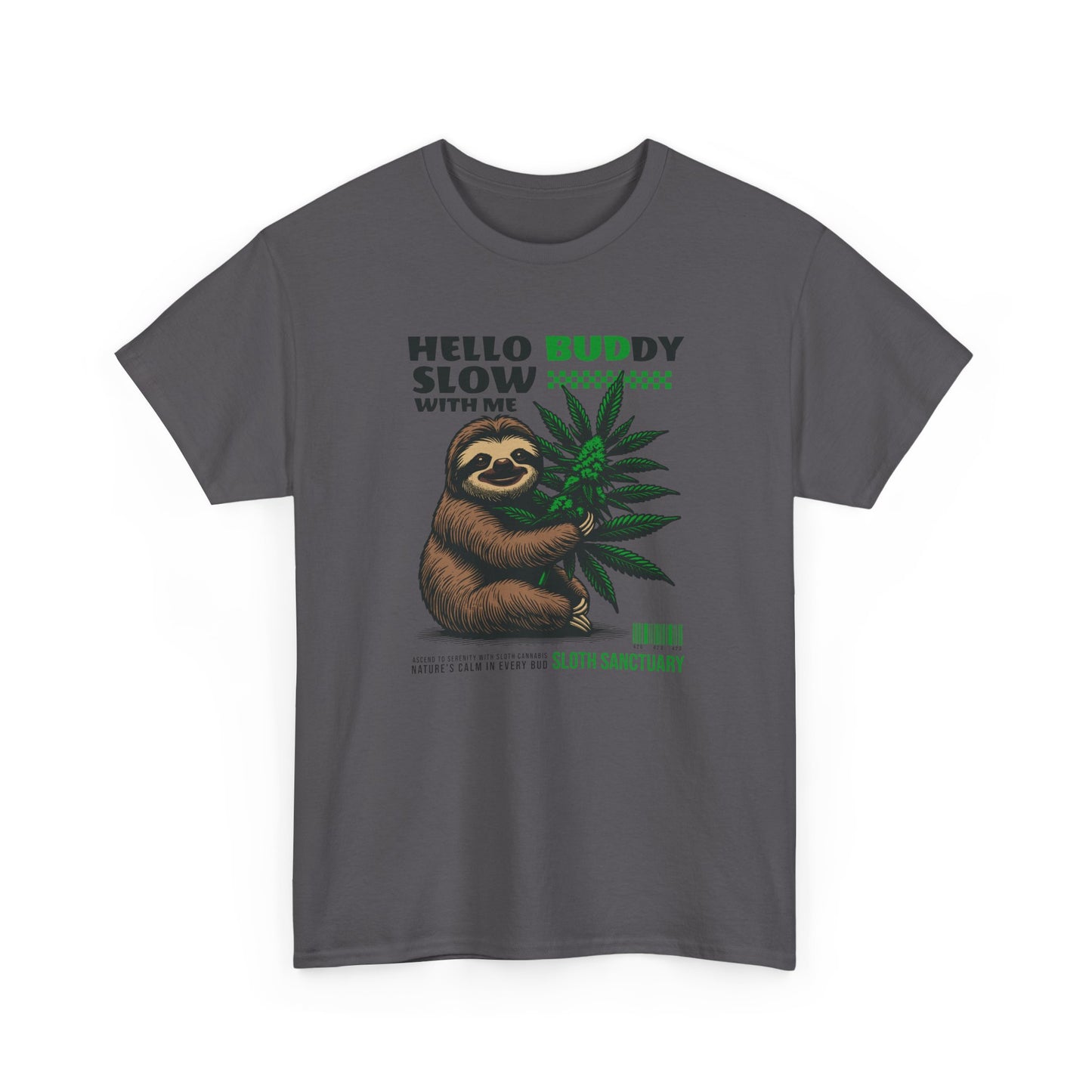 Sloth Buddy, Unisex Heavy Cotton Tee
