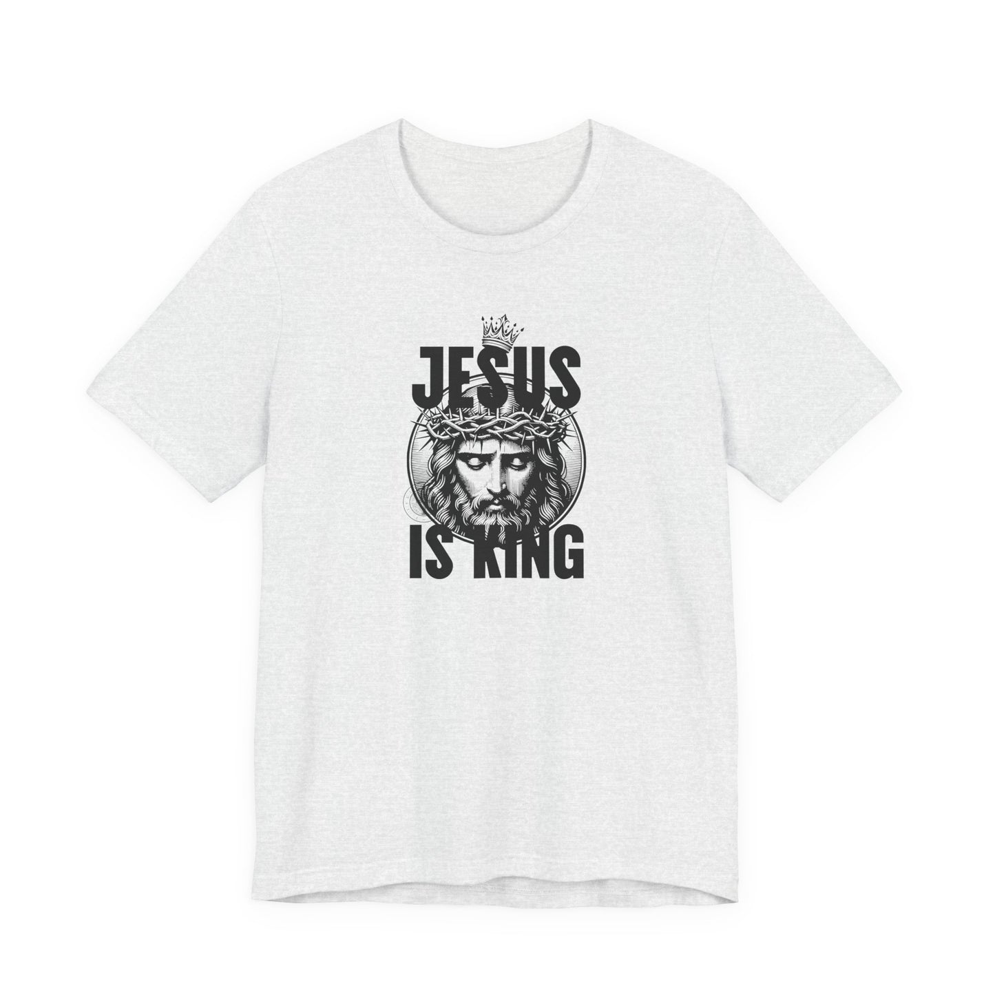 Jesus Is King T-Shirt — Crown of Thorns Christian Tee