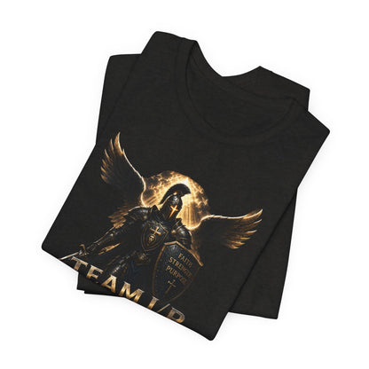 Team Internal Peace, Guardian of The Cross Tee — Military Brotherhood Graphic T-Shirt