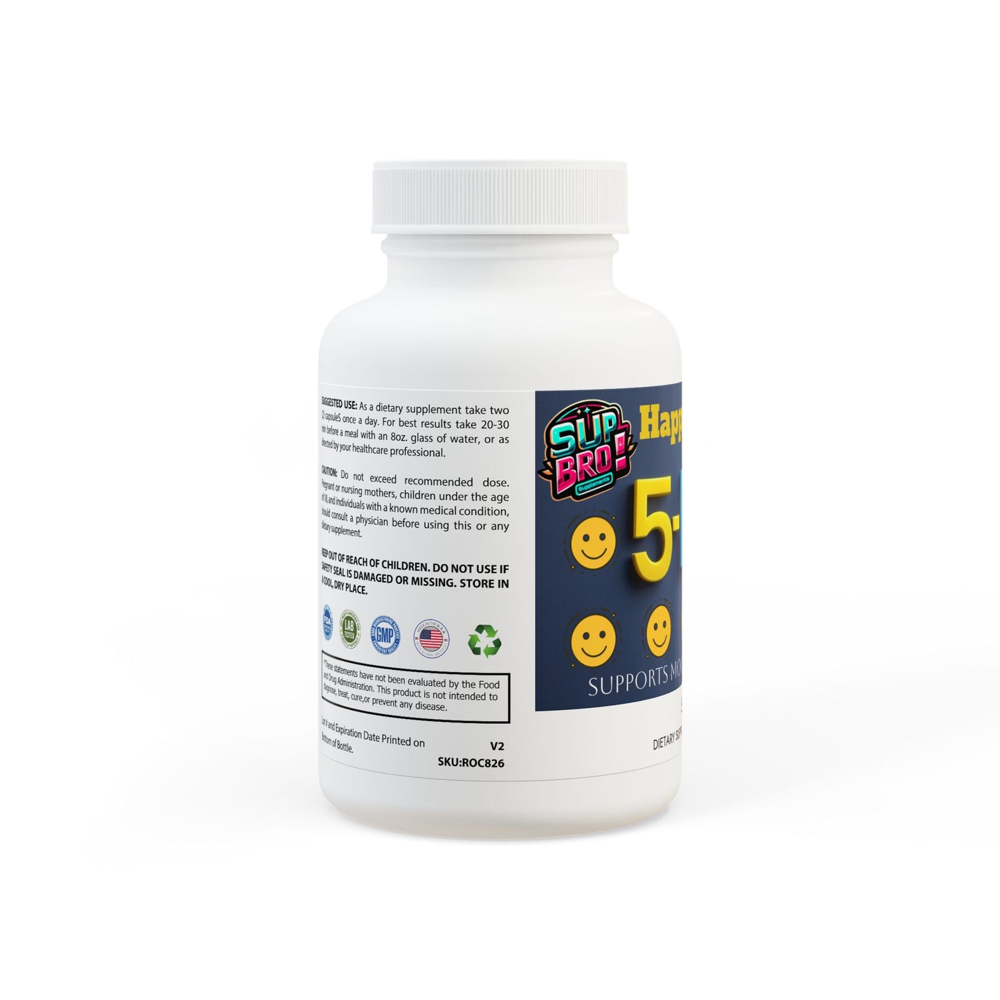 Happy Mood, 5-HTP Sup Bro Supplement (60 Capsules)