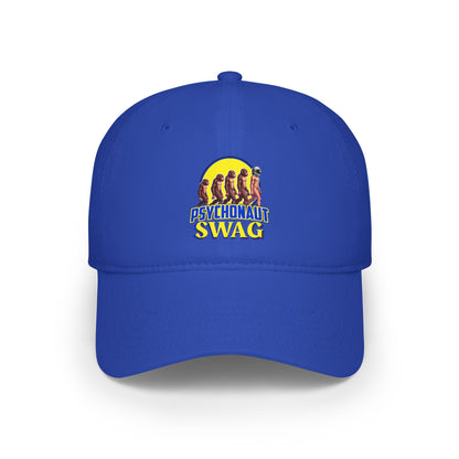 Psychonaut Swag Low Profile Baseball Cap, Casual Hat, Gift for Gamers, Streetwear Accessory, Summer Vibes, Trendy Headwear - Psychonaut Swag