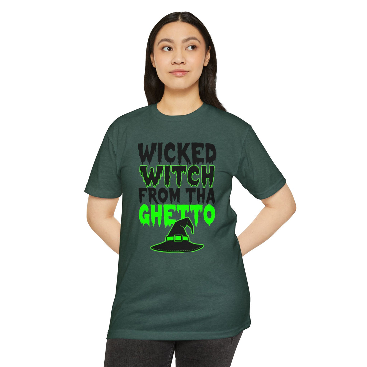 Wicked Witch T-Shirt, Funny Halloween Tee, Unisex Graphic Shirt, Spooky Costume Top, Autumn Celebration Apparel