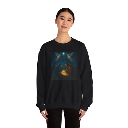 Nativity Crewneck Sweatshirt - Holy Family Christmas Sweatshirt