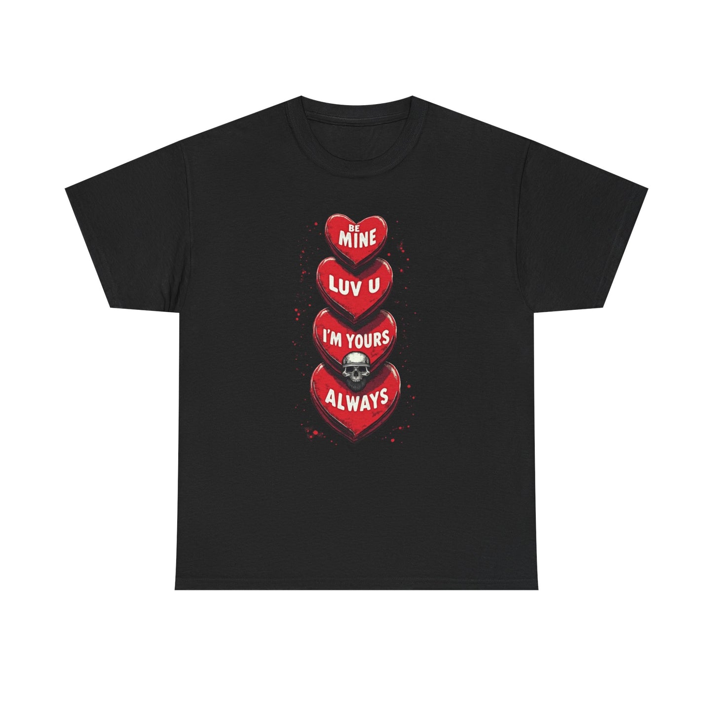 Heart stack,  Heavy Cotton Tee