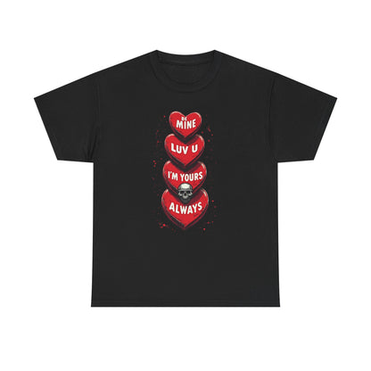 Heart stack,  Heavy Cotton Tee