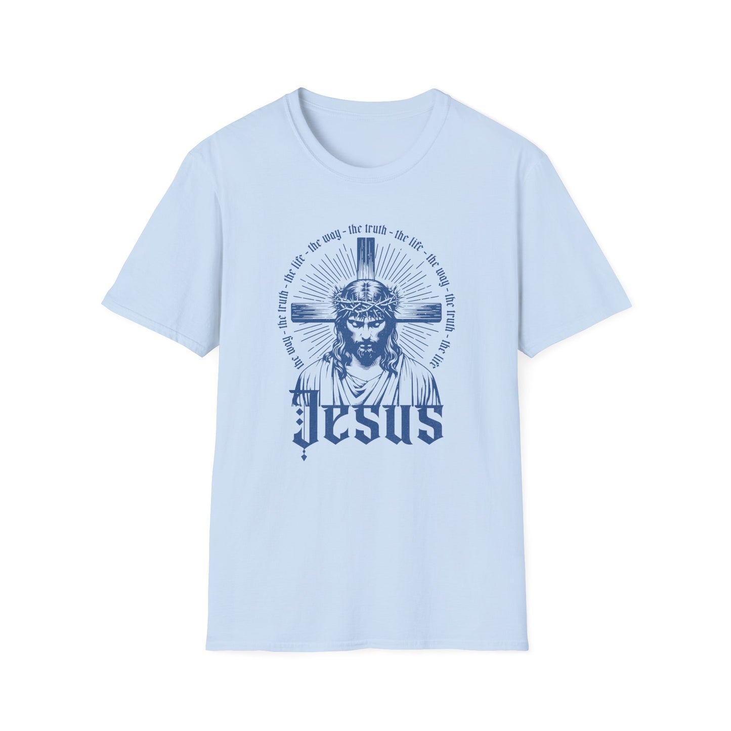 Jesus Portrait T-Shirt — Vintage Crown of Thorns Christian Tee